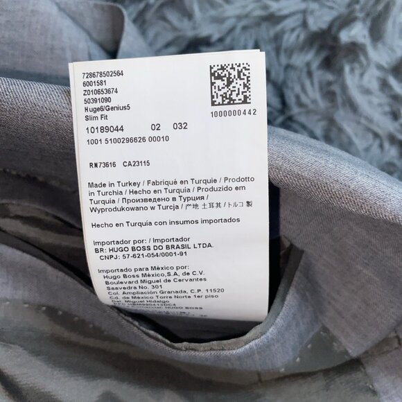 Hugo Boss Men’s Sz 44R Trabaldo 1840 Super 120 Dual Vent Blazer Sport Jacket - Picture 11 of 11